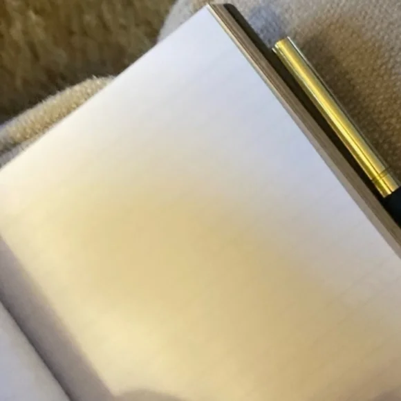 Glided Journal New Written in The Stars Lined Pages with Pen - Picture 2 of 2